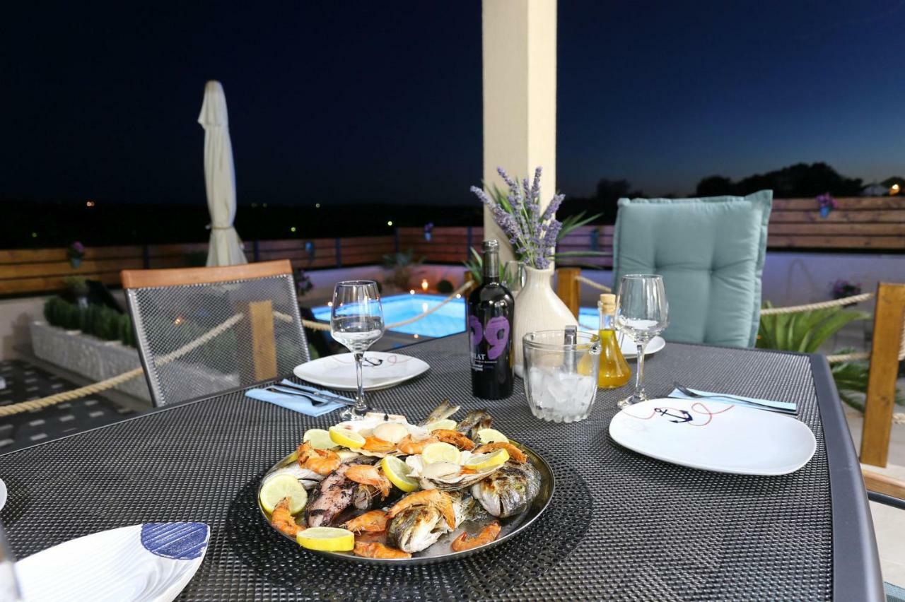 Punta Garden Pool House Villa Posedarje Kültér fotó