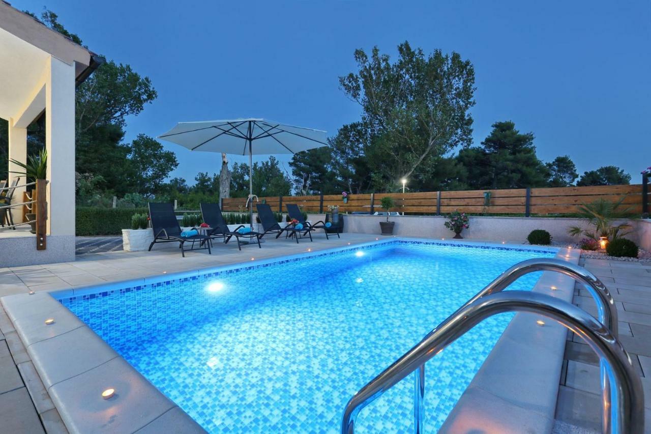 Punta Garden Pool House Villa Posedarje Kültér fotó