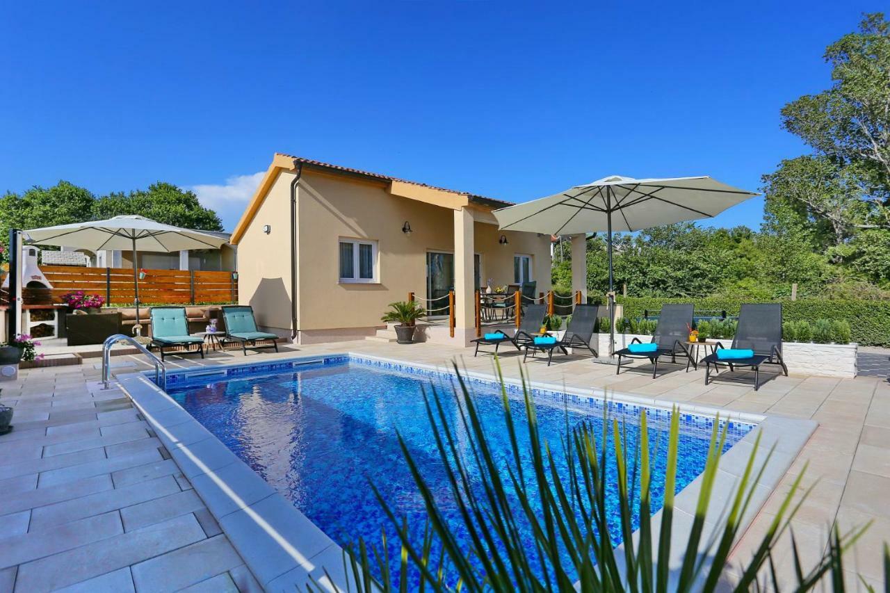 Punta Garden Pool House Villa Posedarje Kültér fotó
